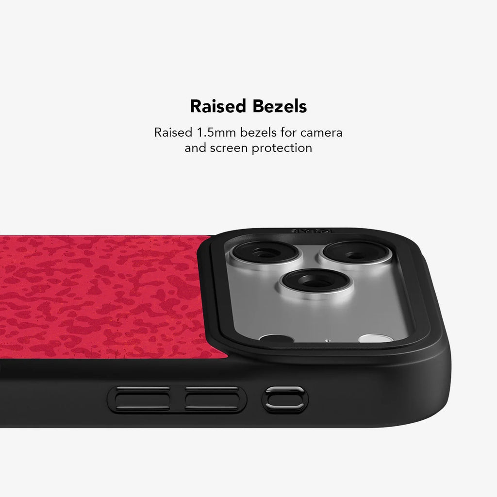 Velvet Vandal | Red Camo Pattern iPhone Case