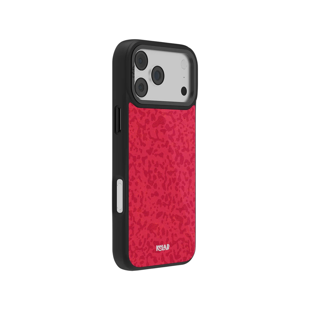 Velvet Vandal | Red Camo Pattern iPhone Case