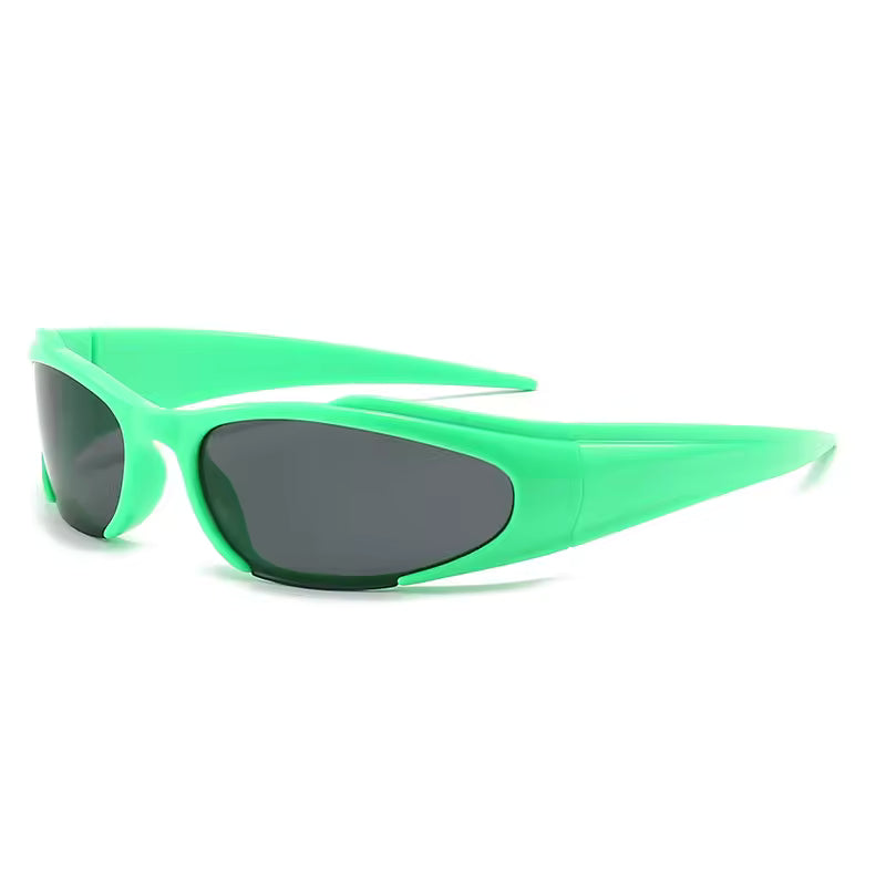 Retro Oval Frame Sunglasses