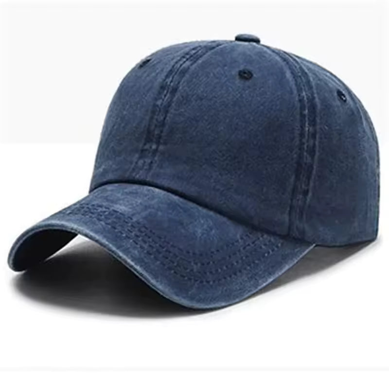 Vintage Washed Solid Color Adjustable Hats
