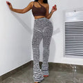 The Shag Stripe Bell Bottoms