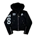 100 Archive Fur-Trim Zip-Up Jacket