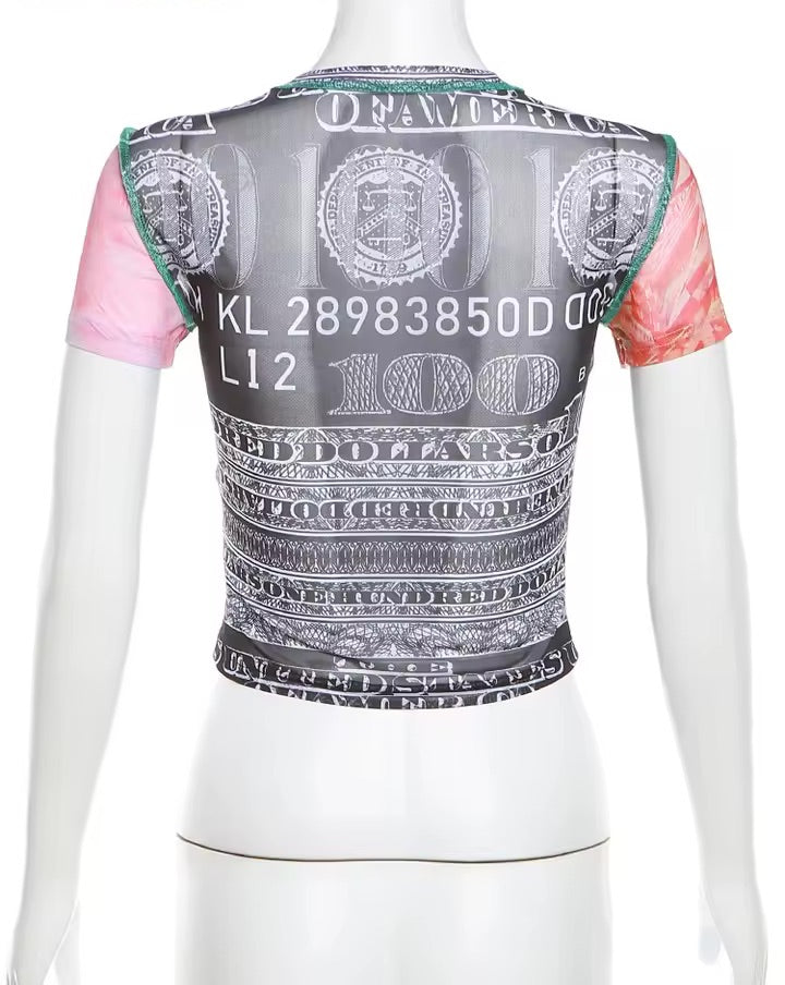 Bankroll Mesh Top