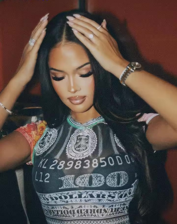 Bankroll Mesh Top
