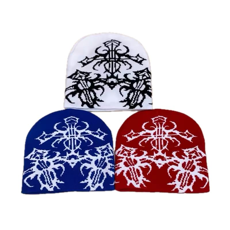 Baroque Cross Beanie