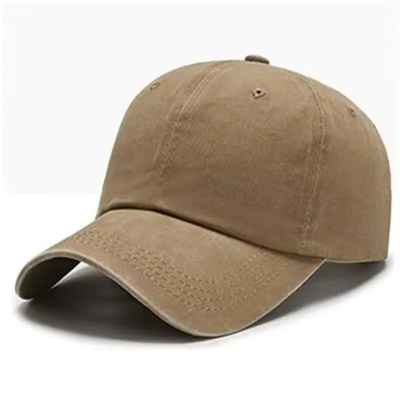 Vintage Washed Solid Color Adjustable Hats