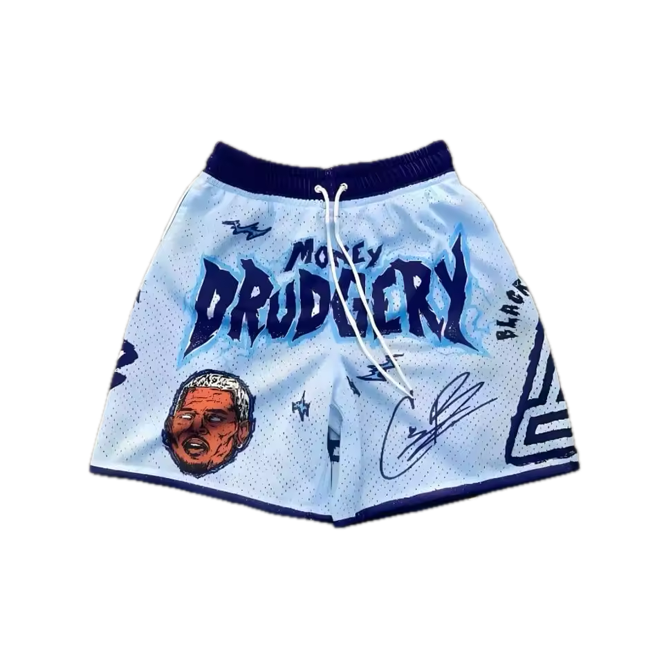 Money Drudgery Mesh Shorts