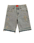 Genuine Cross Rhinestone Shorts