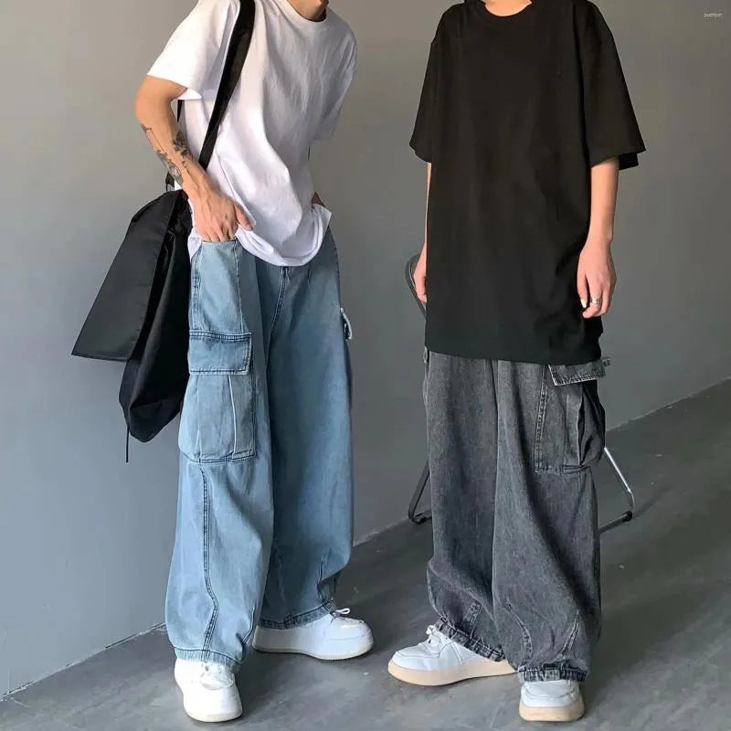 Baggy Cargo Pocket Jeans